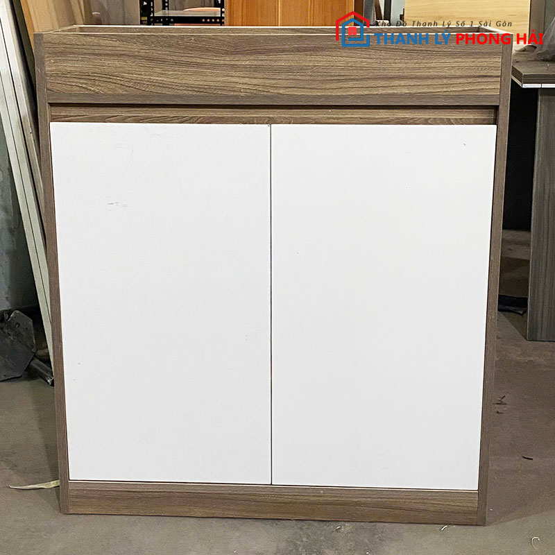 tu-giay-dep-go-mdf-2-canh-80cm-cu-2 Tủ Giày Dép Gỗ MDF 2 Cánh 80cm Cũ