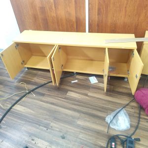 Tủ Hồ Sơ Thấp 1m8 Gỗ MDF 2 Cánh Cũ