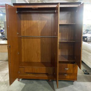 Tủ Quần Áo 1m6 Gỗ Công Nghiệp 3 Cánh Cũ