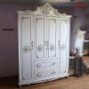 Tủ Quần Áo 4 Cánh Hoàng Gia Phong Cách Châu Âu Cũ