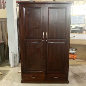 Tủ Quần Áo Gỗ Tự Nhiên 1m2 Cao Cấp Cũ