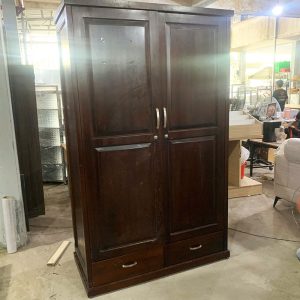 Tủ Quần Áo Gỗ Tự Nhiên 1m2 Cao Cấp Cũ