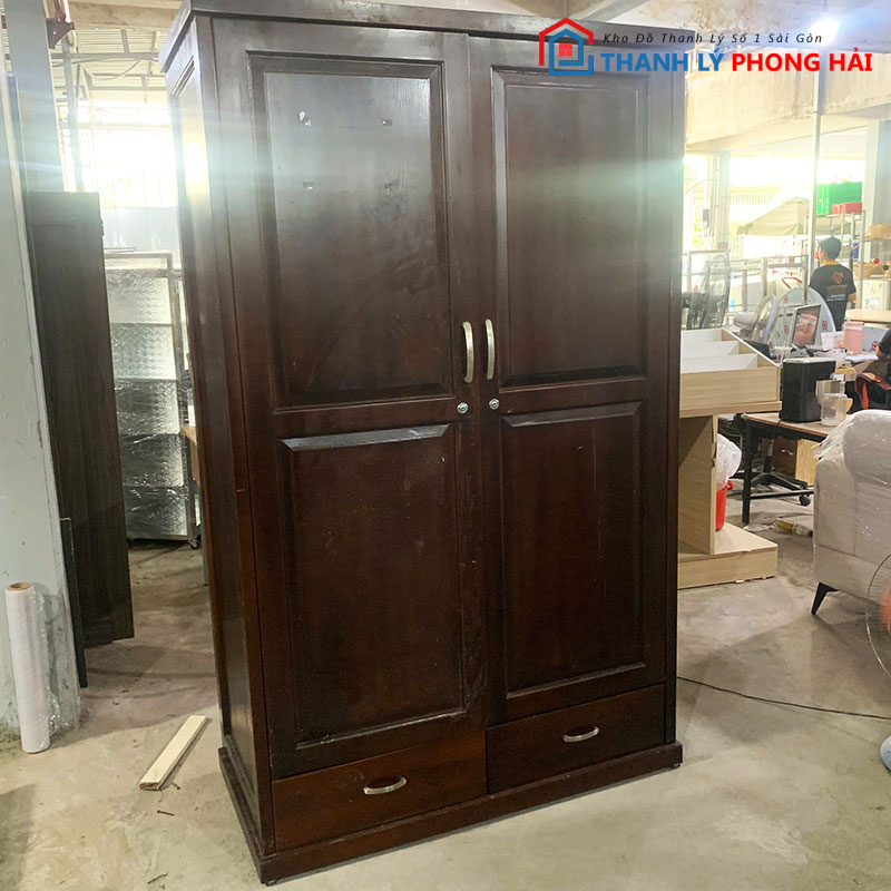 tu-quan-ao-go-tu-nhien-1m2-3 Tủ Quần Áo Gỗ Tự Nhiên 1m2 Cao Cấp Cũ