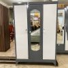 Tủ Quần Áo Sắt 3 Cánh Kèm Gương Mới 99% (Nhiều Màu)