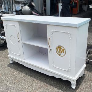 Tủ Trang Trí Họa Tiết Hoàng Gia Cũ