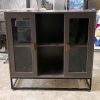 Tủ Trưng Bày Gỗ MDF 1m13 Cửa Kính Cũ