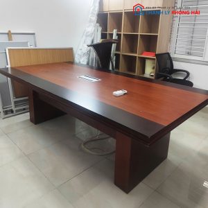 Bàn Họp Gỗ Công Nghiệp 2m4 Cũ