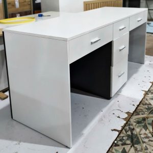 Bàn Làm Việc 2 Chỗ 1m7 Kèm Tủ Hồ Sơ Mới 99%