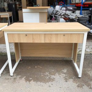 Bàn Làm Việc 2 Hộc Kéo 1m2 Cũ