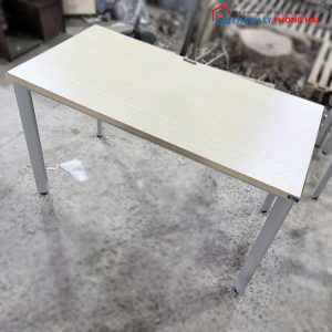 Bàn Làm Việc Chân Sắt Mặt Gỗ 1m2 Cũ (Nhiều Màu)