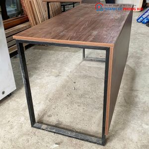 Bàn Làm Việc Chân Sắt Mặt Gỗ MDF Cũ (Nhiều Size)