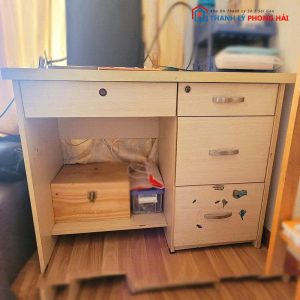 Bàn Làm Việc Gỗ MDF Có Hộc Tủ Cũ