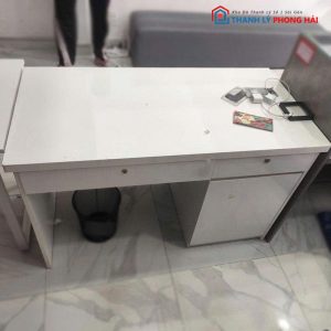 Bàn Làm Việc Gỗ MDF Kèm Hộc Tủ Hồ Sơ Cũ (Nhiều Màu)