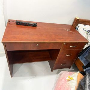 Bàn Làm Việc Gỗ MDF Kèm Hộc Tủ Hồ Sơ Cũ