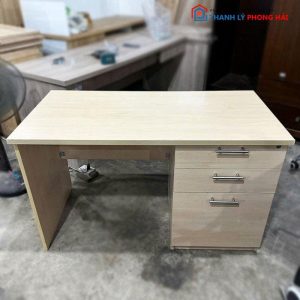 Bàn Làm Việc Gỗ MDF Kèm Hộc Tủ Hồ Sơ Cũ (Nhiều Màu)