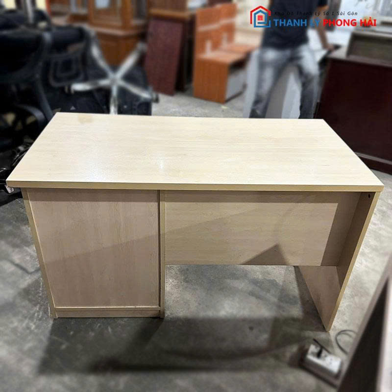 ban-lam-viec-go-mdf-kem-hoc-tu-5 Bàn Làm Việc Gỗ MDF Kèm Hộc Tủ Hồ Sơ Cũ (Nhiều Màu)