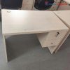 Bàn Làm Việc Gỗ MDF Cũ Kèm Hộc Tủ Treo