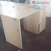 Bàn Làm Việc Liền Tủ Cabin 1m2 Gỗ MDF Cũ