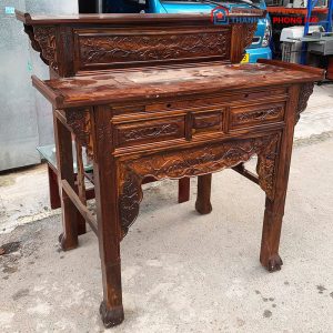 Bàn Thờ Gỗ 1m27 Thiết Kế 2 Tầng Cũ
