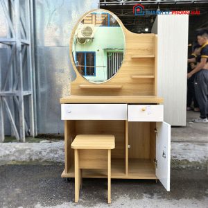 Bàn Trang Điểm Gỗ MDF Có Gương Mới 99% (Nhiều Size)