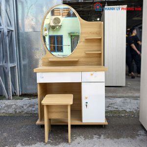 Bàn Trang Điểm Gỗ MDF Có Gương Mới 99% (Nhiều Size)
