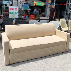 Băng Sofa Bed 2m05 Bọc Vải Bố Cũ