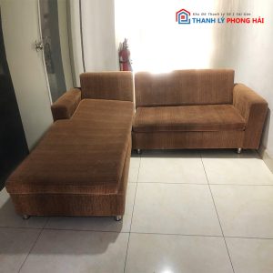 Băng Sofa Chữ L Bọc Vải Cũ