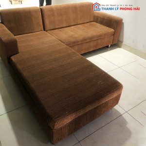 Băng Sofa Chữ L Bọc Vải Cũ