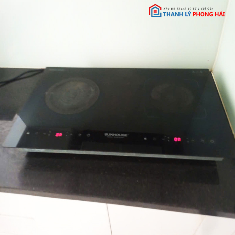 bep-dien-sunhouse-doi-mat-kinh-cu-1 Bếp Điện Sunhouse Đôi Mặt Kính Cũ