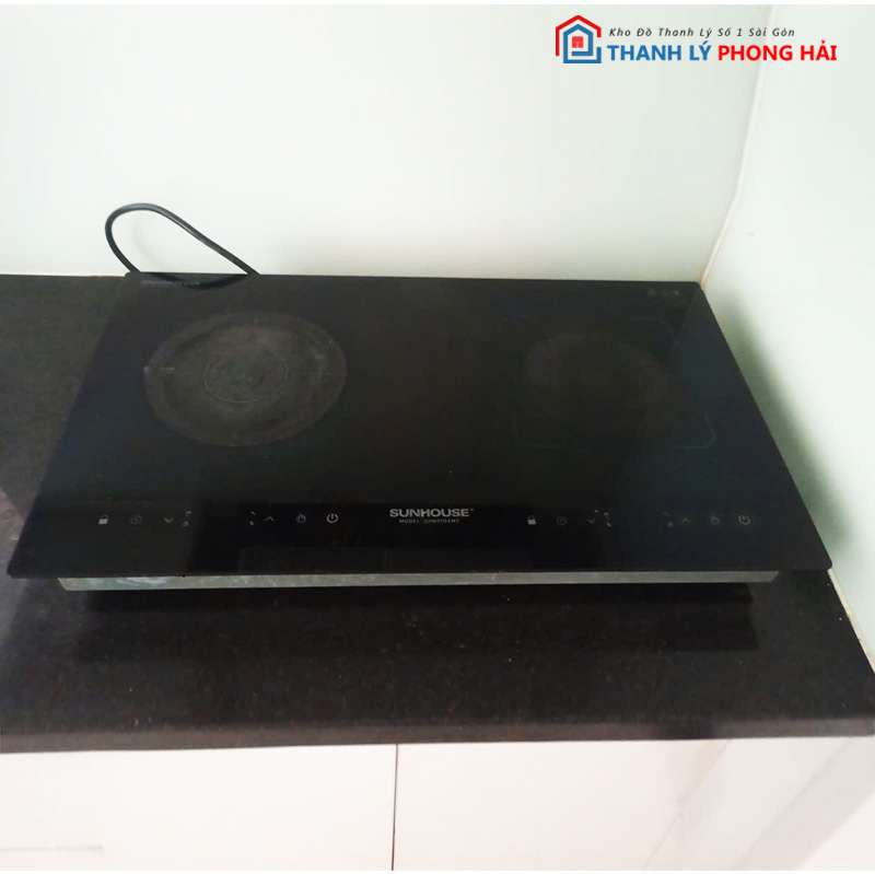 bep-dien-sunhouse-doi-mat-kinh-cu-2 Bếp Điện Sunhouse Đôi Mặt Kính Cũ