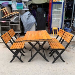 Bộ Bàn Ghế Quán Ăn Có Thể Gấp Gọn Cũ