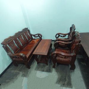 Bộ Bàn Ghế Salon Gỗ 1m6 Cũ