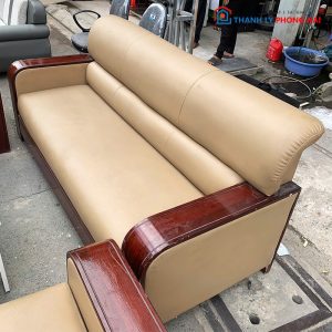 Bộ Sofa 5 Món Bọc Da Kèm Bàn Cũ