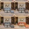 Bộ Sofa Camell Go Bọc Da 3 Món Mới 99% (Nhiều Màu)