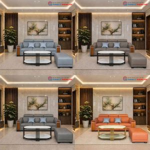 Bộ Sofa Camell Go Bọc Da 3 Món Mới 99% (Nhiều Màu)
