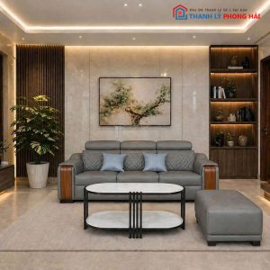 Bộ Sofa Camell Go Bọc Da 3 Món Mới 99% (Nhiều Màu)