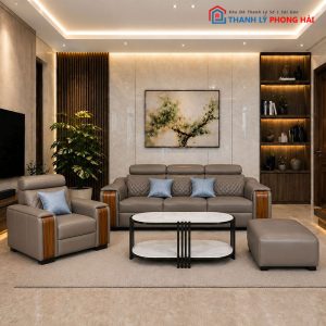 Bộ Sofa Camell Go Bọc Da Mới 99% (Nhiều Màu)
