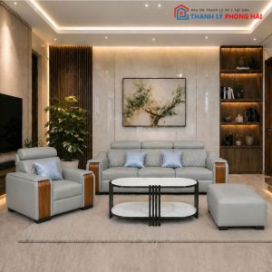 Bộ Sofa Camell Go Bọc Da Mới 99% (Nhiều Màu)