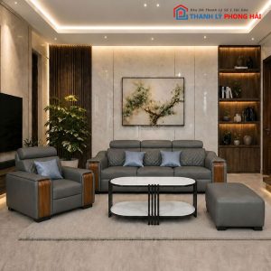 Bộ Sofa Camell Go Bọc Da Mới 99% (Nhiều Màu)