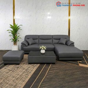Bộ Sofa Da Puma Góc L Mới 99% (Nhiều Màu)