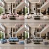 Bộ Sofa Dolphin Go Bọc Vải Mới 99% (Nhiều Màu)