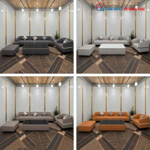 Bộ Sofa Fila Bọc Da 4 Món Mới 99%