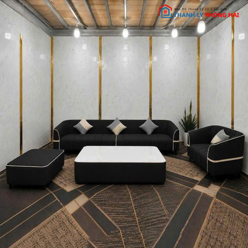 bo-sofa-fila-boc-da-4-mon-4 Bộ Sofa Fila Bọc Da 4 Món Mới 99%