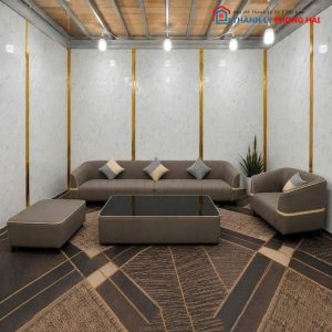 Bộ Sofa Fila Bọc Da 4 Món Mới 99%