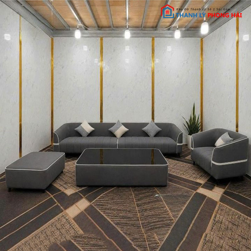 bo-sofa-fila-boc-da-4-mon-9 Bộ Sofa Fila Bọc Da 4 Món Mới 99%