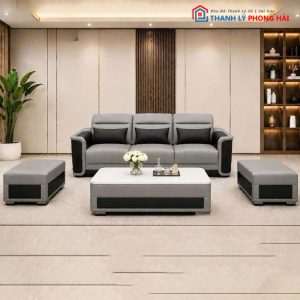 Bộ Sofa Toshiba Bọc Da Mới 99% (Nhiều Màu)
