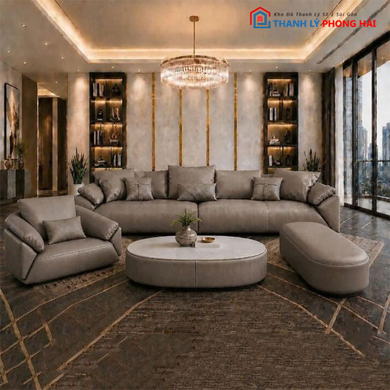 bo-sofa-xiaomi-kem-ban-tra-3 Bộ Sofa Xiaomi Kèm Bàn Trà Mới 99%