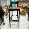Ghế Bar Chân Cao Đệm Bọc Da Cũ