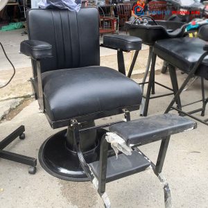 Ghế Barber Cắt Tóc Nam Bọc Da Cũ