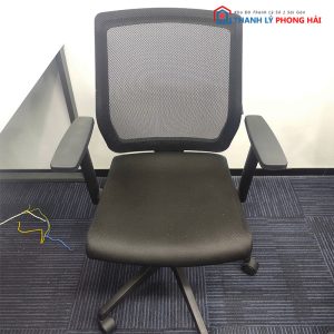 Ghế Xoay Tay Chữ T Lưng Lưới Thấp Cũ